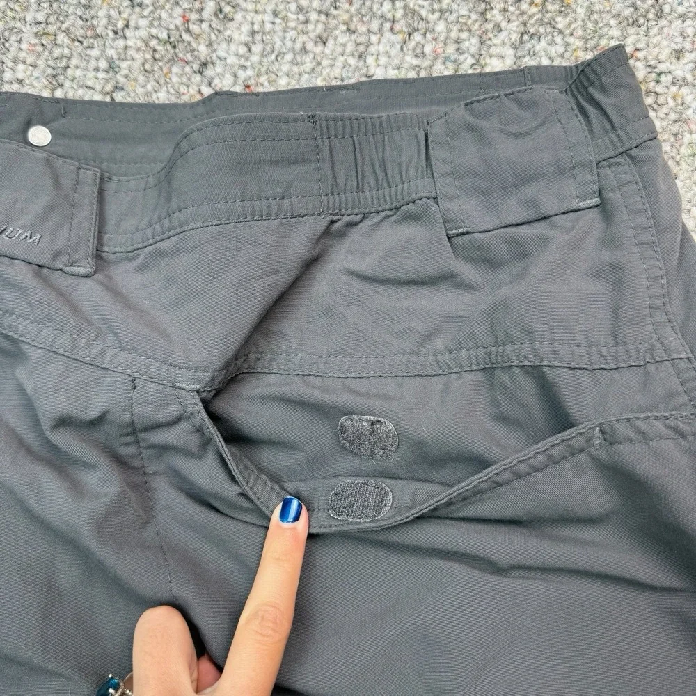 Columbia Silver Ridge Cargo Shorts Mens XL Titanium Hiking Outdoors Gray